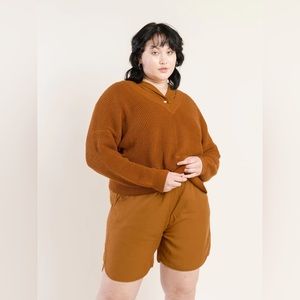 Tradlands Canyon V Neck Sweater Size M in Sienna Color (Rust/Orange)